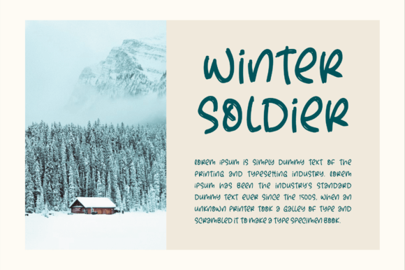 Christmassy Font Poster 3