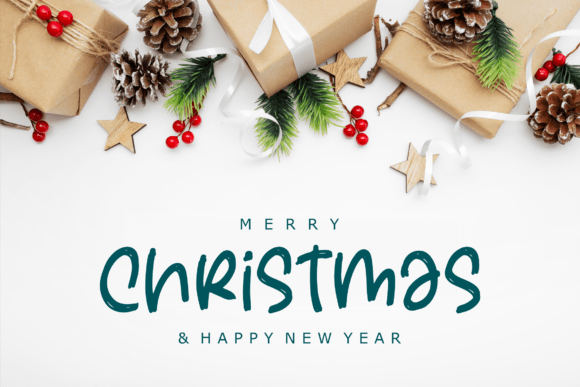 Christmassy Font Poster 4