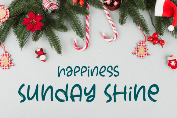 Christmassy Font Poster 6