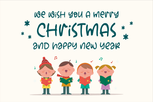 Christmassy Font Poster 9