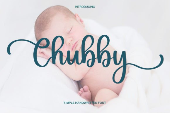 Chubby Font Poster 1