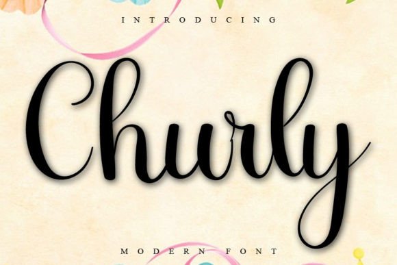 Churly Font Poster 1