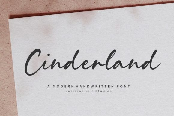 Cinderland Font Poster 1