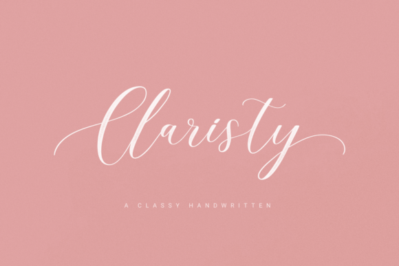 Clariesty Font Poster 7