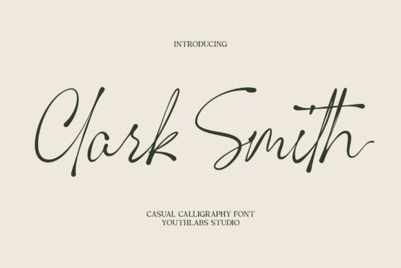 Clark Smith Font Poster 1