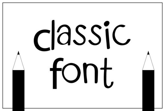 Classic Font Poster 1
