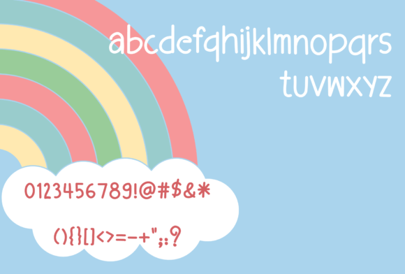 Classic so Cute Font Poster 3