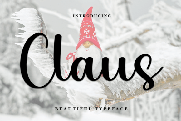 Claus Font Poster 1