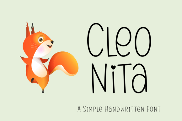 Cleo Nita Font Poster 1