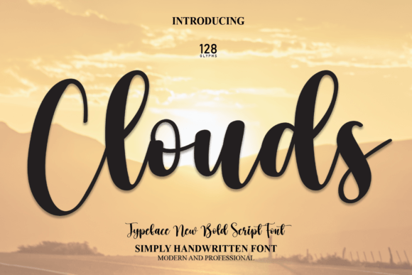 Clouds Font