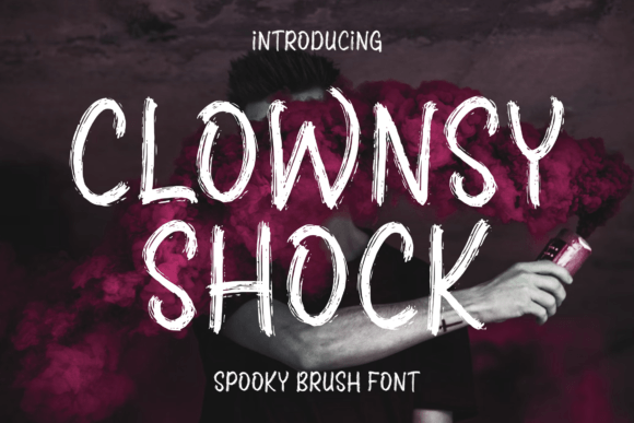 Clownsy Shock Font Poster 1