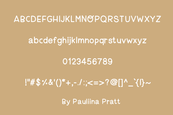 Coconut Font Poster 3