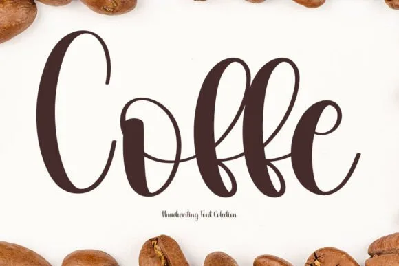 Coffe Font Coffe Font Poster 1