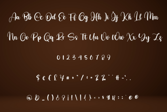 Coffee Font Poster 6