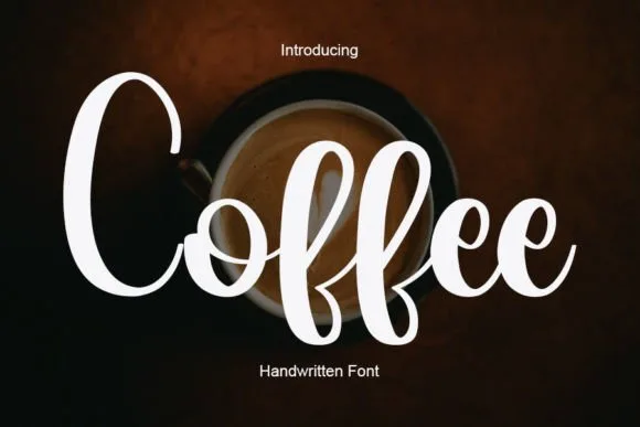 Coffee Font Poster 1