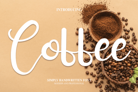 Coffee Font Poster 1