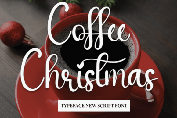 Coffee Christmas Font Poster 1