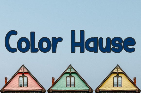 Color Hause Font Poster 1