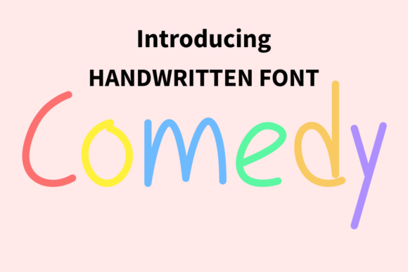 Comedy Font Poster 1