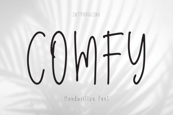 Comfy Font Poster 1