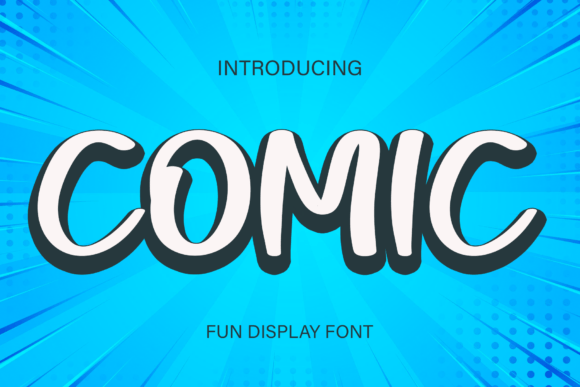 Comic Font Poster 1