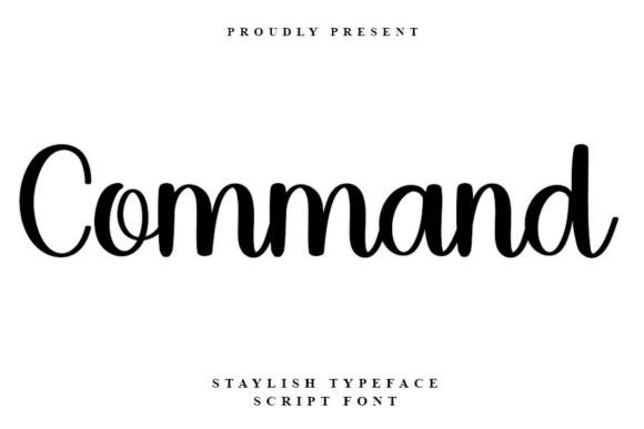 Command Font Poster 1