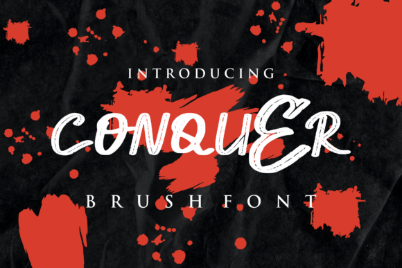 Conquer Font Poster 1