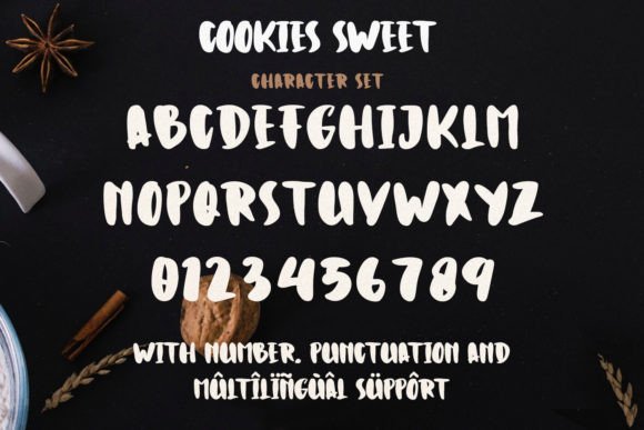 Cookies Sweet Font Poster 2