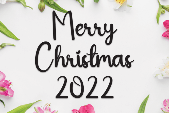 Costume Christmas Font Poster 3