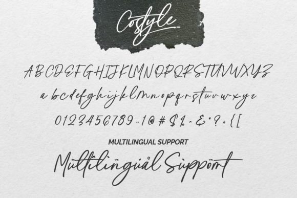 Costyle Font Poster 9