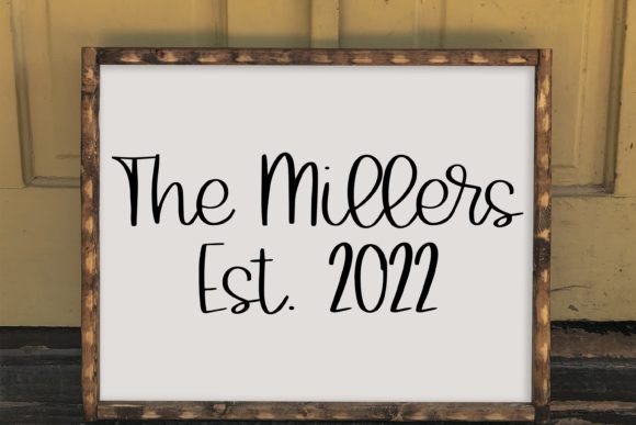 Country Berries Font Poster 2