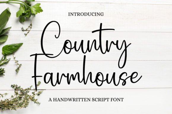 Country Farmhouse Font