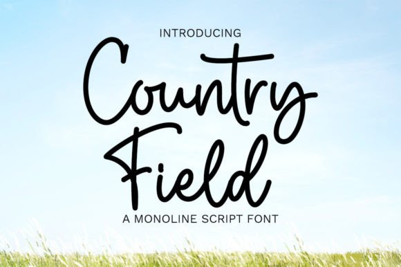 Country Field Font Poster 1