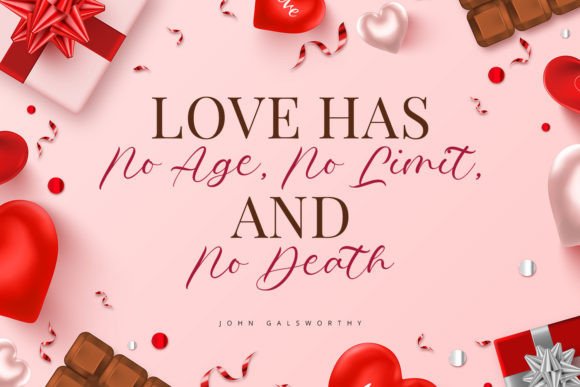 Courting Font Poster 7