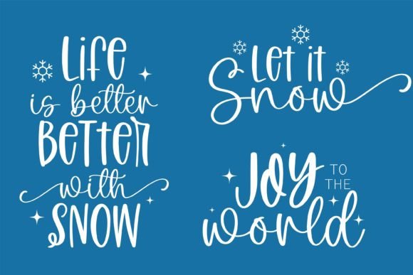 Cozy Winter Duo Font Poster 9