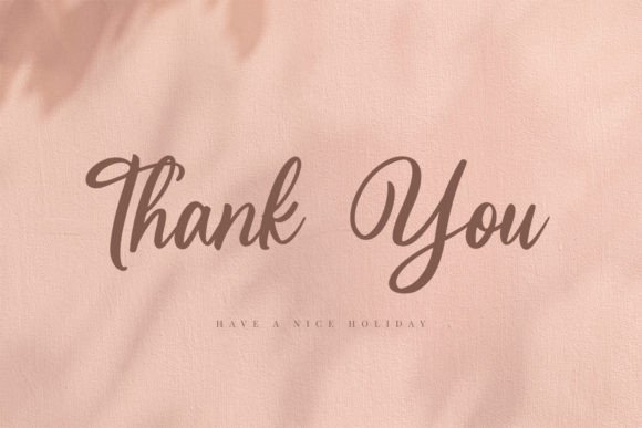 Cranberry Font Poster 13