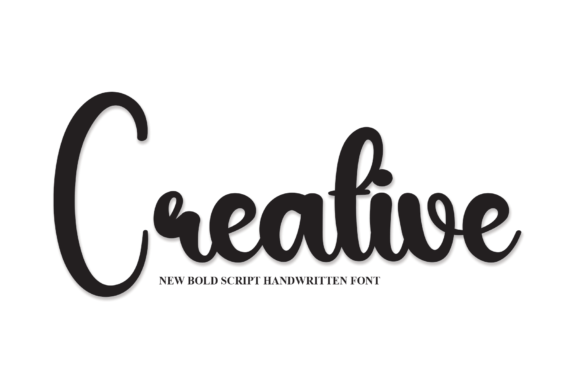 Creative Font Poster 1