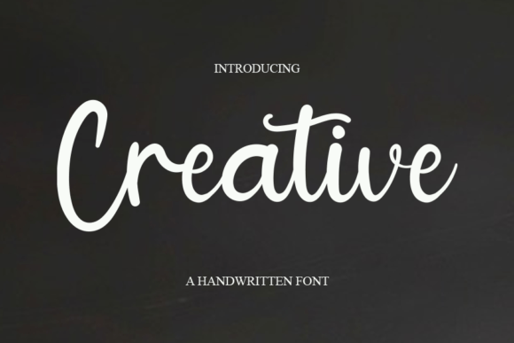 Creative Font Poster 1