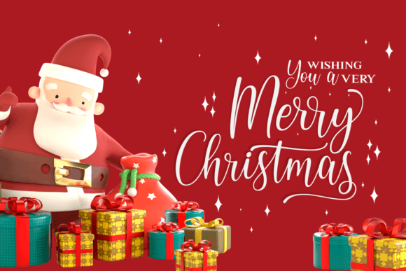 Creative Christmas Font Poster 4