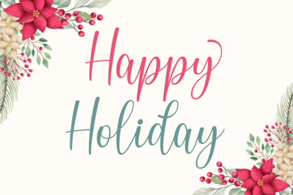 Creative Christmas Font Poster 5