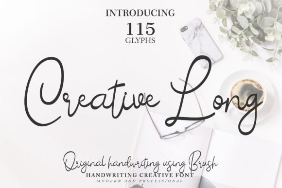 Creative Long Font