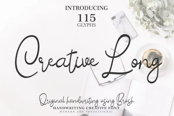 Creative Long Font Creative Long Font Poster 1