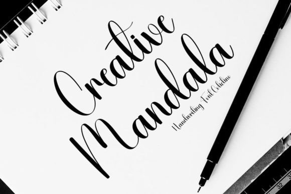 Creative Mandala Font Poster 1