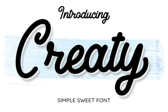 Creaty Font Creaty Font Poster 1