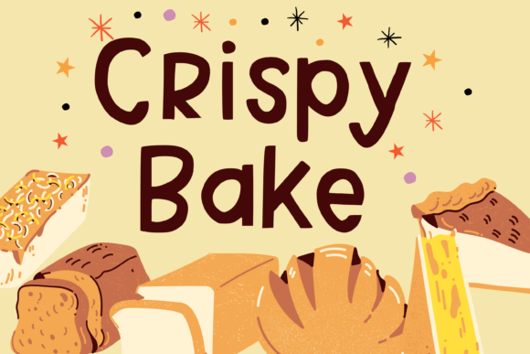 Crispy Bake Font Poster 1