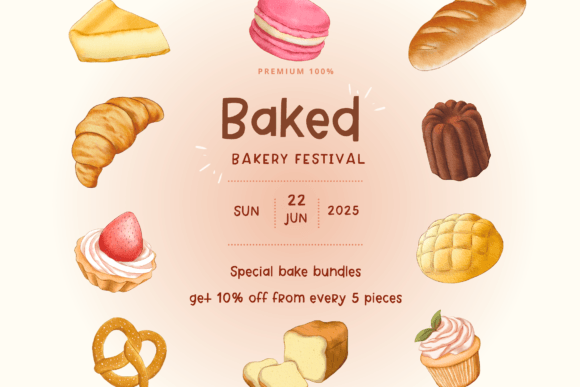 Crispy Bake Font Poster 6