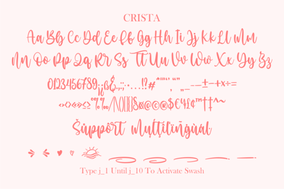 Crista Font Poster 7
