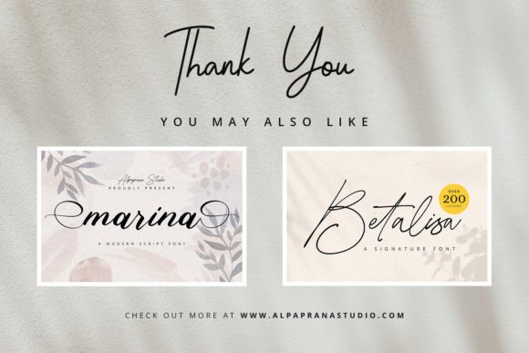 Cristine Font Poster 14