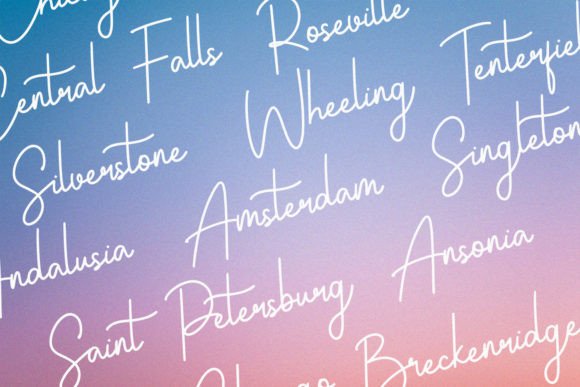 Cristine Font Poster 8