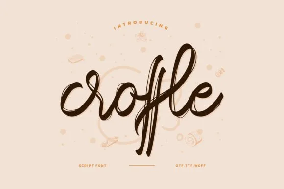 Croffle Font Croffle Font Poster 1